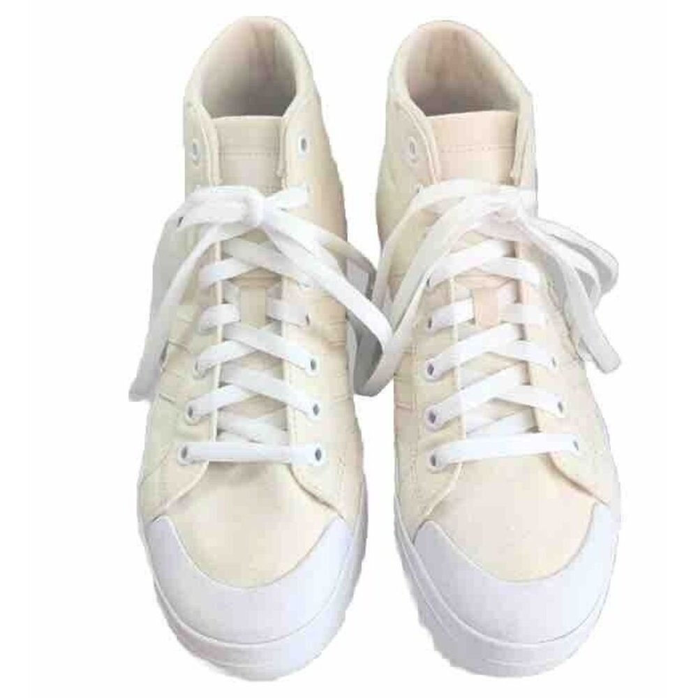 Adidas Bravada Mid Ivory Canvas Skateboard Sneaker GY5042 Women Size 8.5